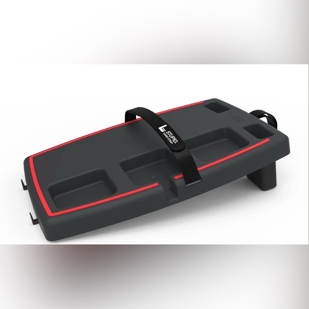 Black and Red VR Carrying Case with Hard Shell and Padding
